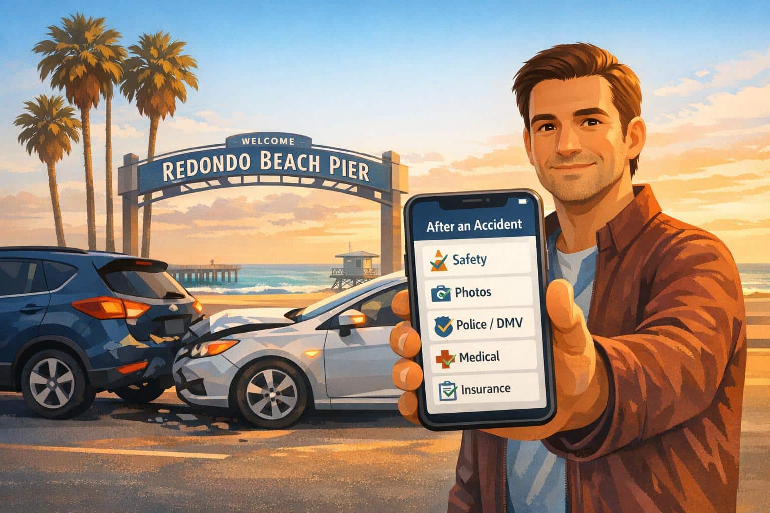 What to Do After a Car Accident in Redondo Beach - Gammill Law Accident & Injury Lawyers What to Do After a Car Accident in Redondo Beach