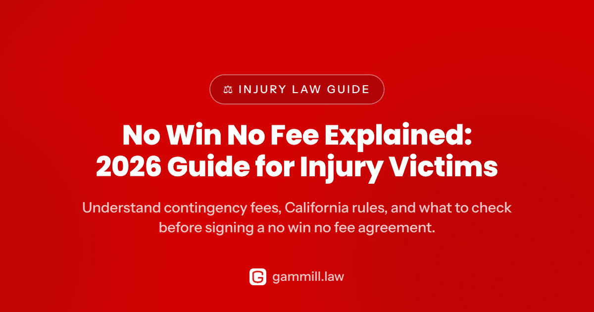 No Win No Fee Explained: 2026 Guide for Injury Victims